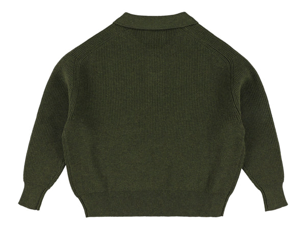 Green Zietse Knit Polo