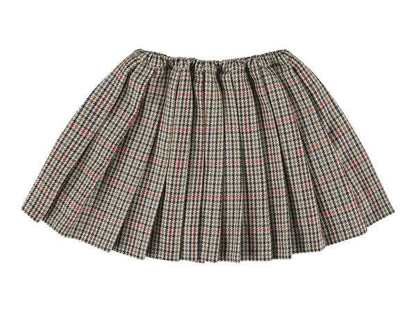 Beige Zuzu Pleated Skirt