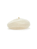 Ivory Pearl Beret