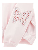 Pink Butterfly Sweat Top