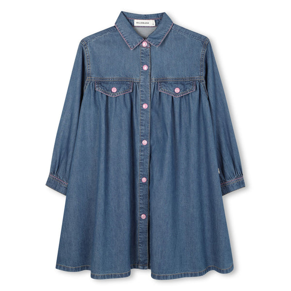 Denim Power Fringe Dress