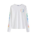 White Rainbow Sport Long Sleeve Tee