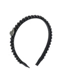 Black Beaded Headband