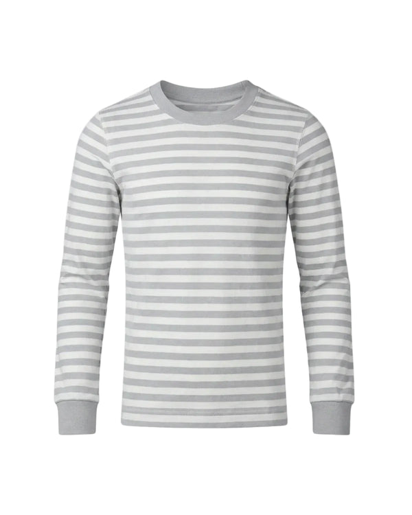 Heather Grey Stripe Modal Pajama