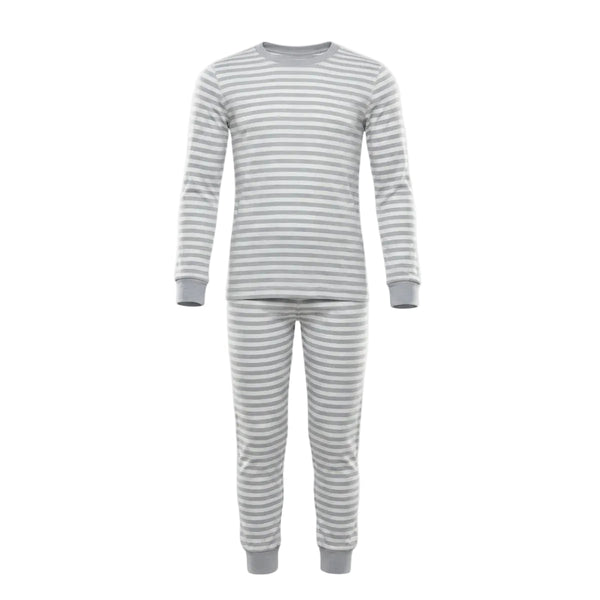 Heather Grey Stripe Modal Pajama
