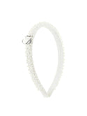 Ivory Satin Crystal Headband