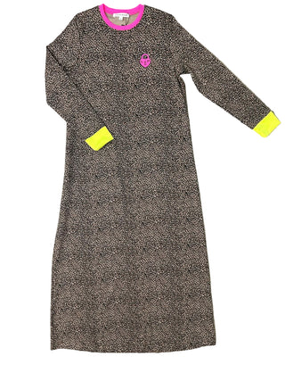 Leopard with Hot Pink Trim Nightgown