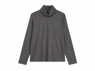 Grey Modal Turtleneck