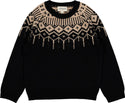 Black and Beige Robert Sweater