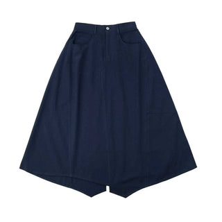 Navy Chino Skirt