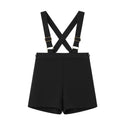Black Suspender Overalls