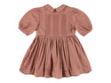 Henna Strawberry Yrma Collar Long Length Dress