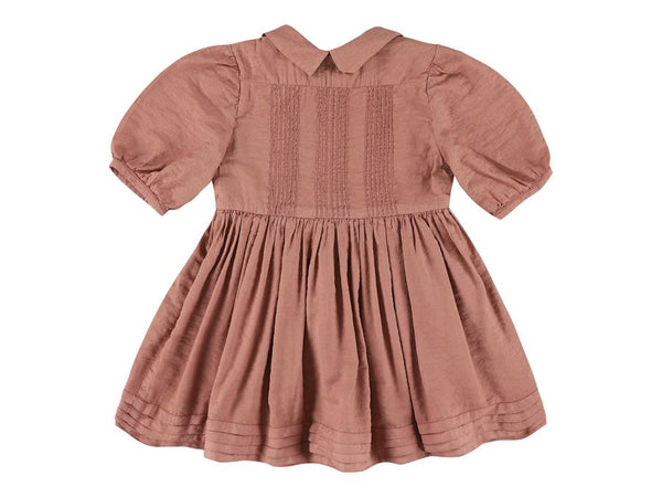Henna Strawberry Yrma Collar Long Length Dress