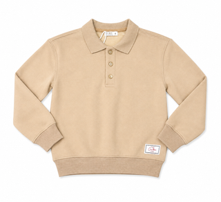 Tan Polo Sweatshirt