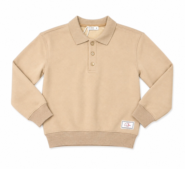 Tan Polo Sweatshirt