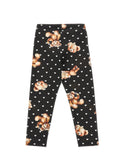 Black Teddy Polka Dot Leggings