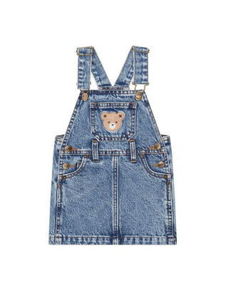 Blue Denim Hux Patch Overalls