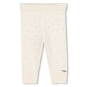 Ivory Knitted Rhinestone Pants
