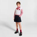 Navy Prudence Pleated Skirt