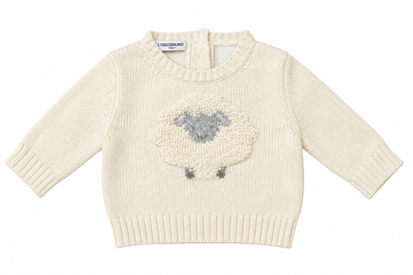 Cream Sheep Sweater
