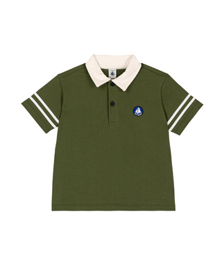 Green with White Trim Polo