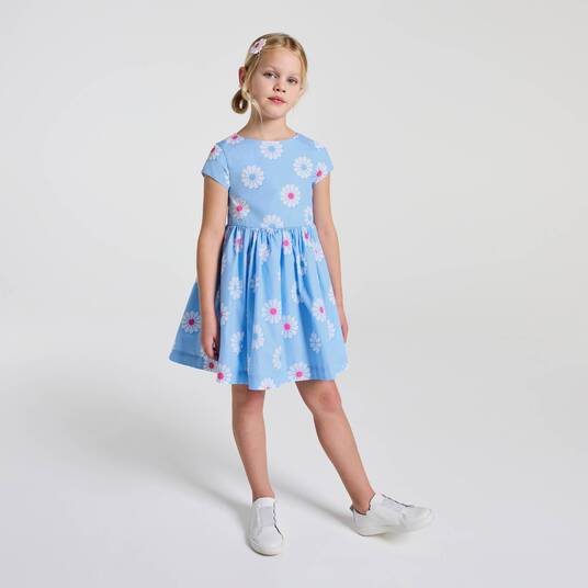 Blue Celle Floral Dress
