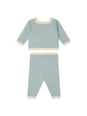Blue and Ivory Baby Knit Joe Ensemble