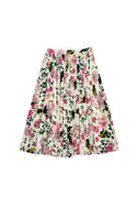 Multicolor Flowers and Birds Paz Skirt