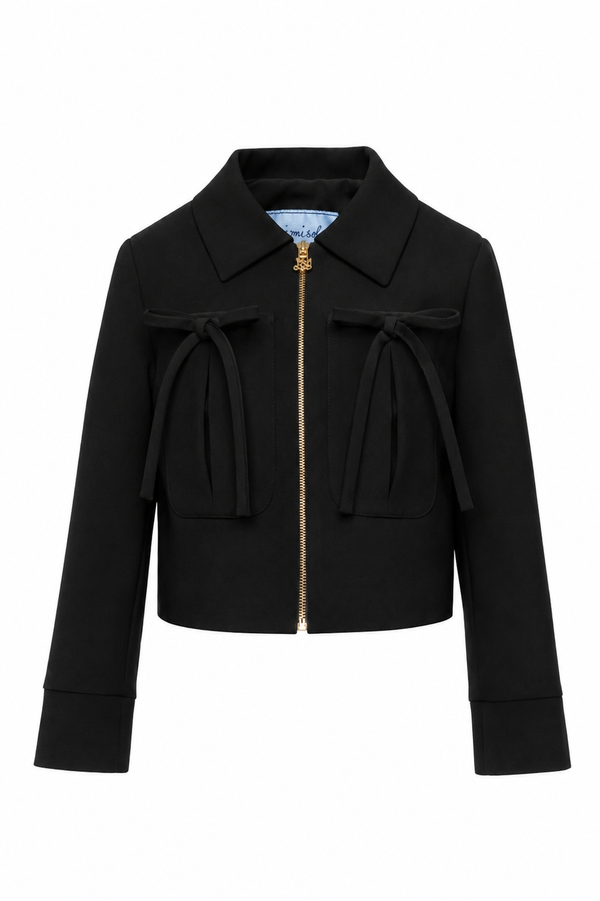 Black Crepe Jacket