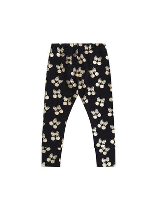 Black and Gold Cherry Pie Leggings