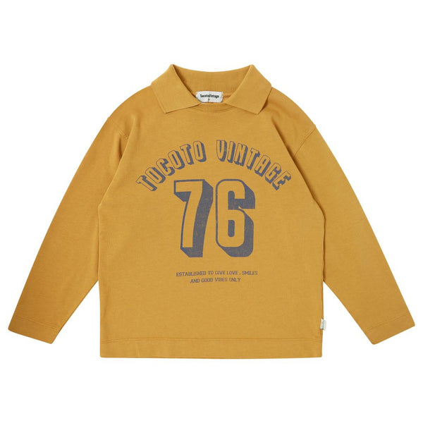 Mustard "Tocoto Vintage 76" Polo Top