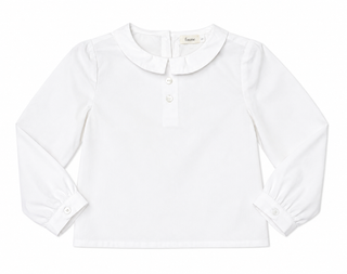 White Peter Pan Shirt