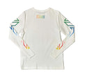 White Rainbow Sport Long Sleeve Tee