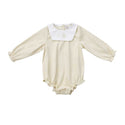 Cream Corduroy Romper