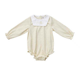 Cream Corduroy Romper
