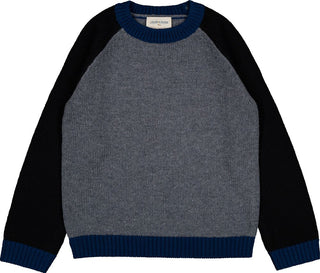 Grey and Navy Rupert Sweater