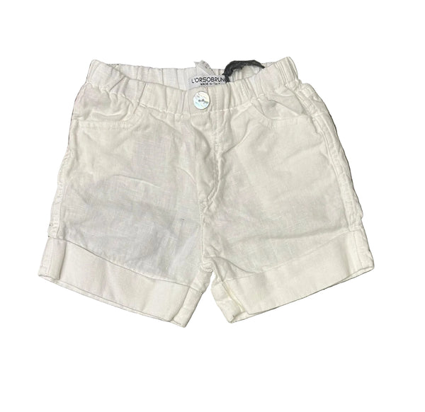 White Linen Vo Short