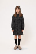 Black and White Polka Dot Girella Long Length Dress