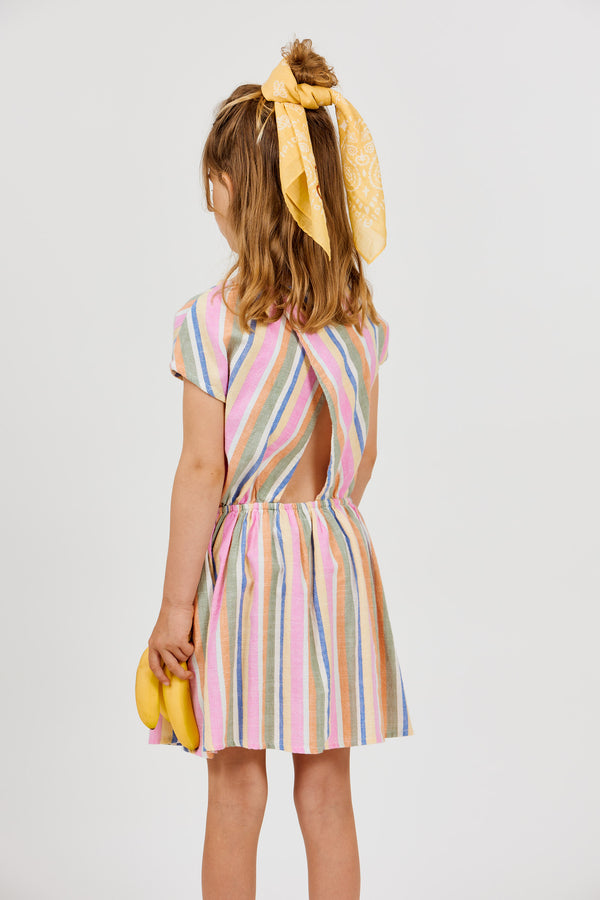 Multicolor Striped Dress