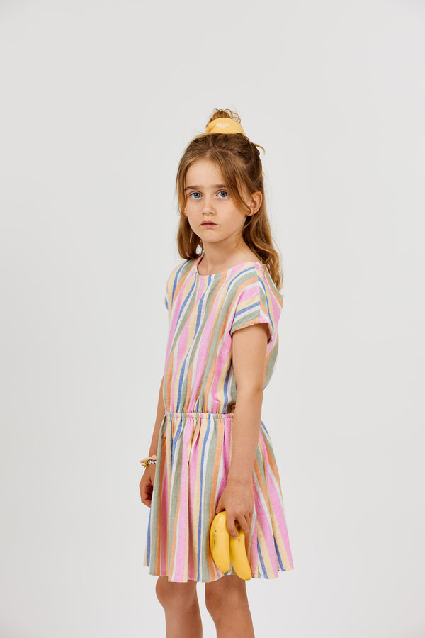 Multicolor Striped Dress