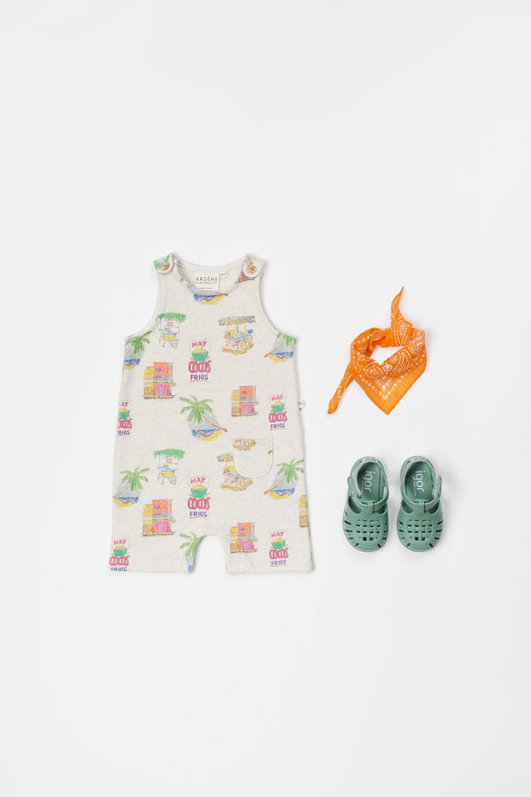 Multicolor Coconut Baby Romper
