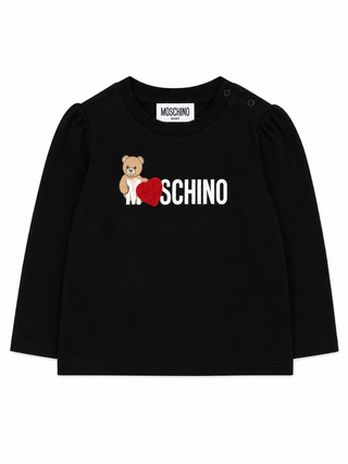 Black Teddy Logo Crewneck