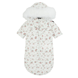 Pink Floral Snow Suit