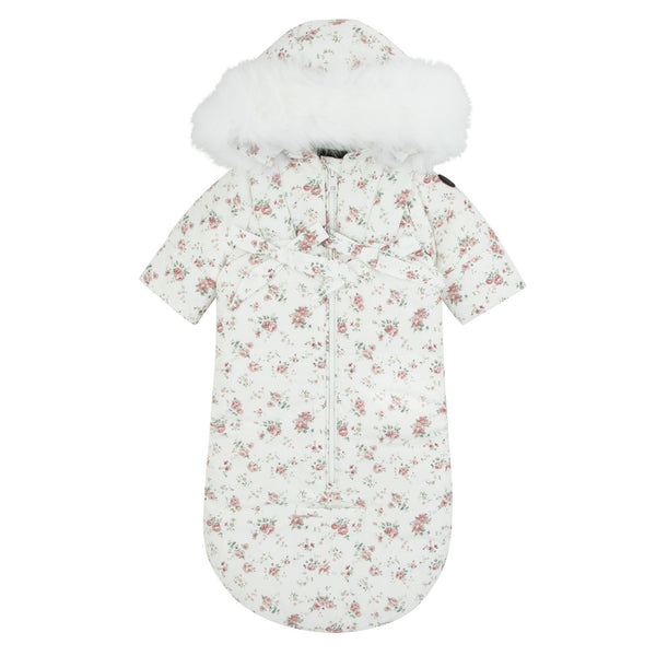 Pink Floral Snow Suit