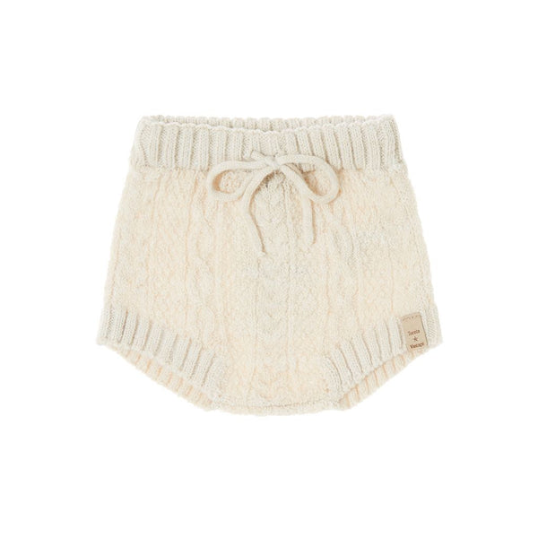 Off White Knitted Bloomer