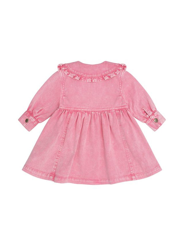 Pink Cherry Collar Dress