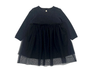 Midnight Blue Sparkle Tulle Dress