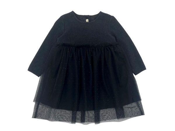 Midnight Blue Sparkle Tulle Dress