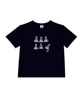 Navy Badminton Tee