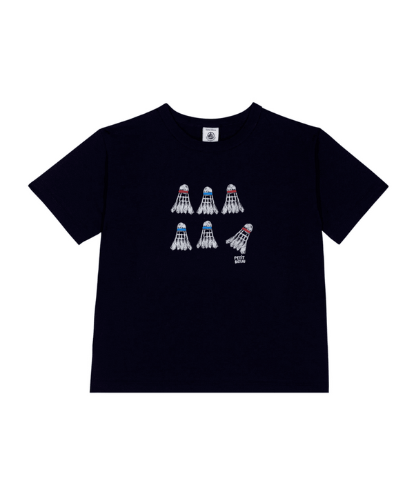 Navy Badminton Tee